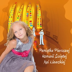 Książka w personalizowanej obwolucie ze zdjęciem dziewczynki